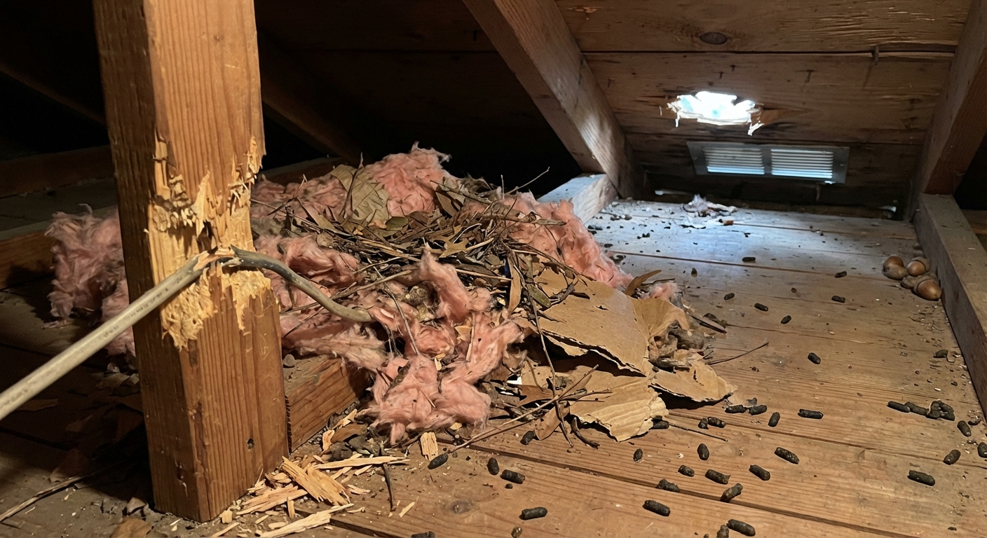 Signs of a Squirrel Infestation in Your Houston Attic