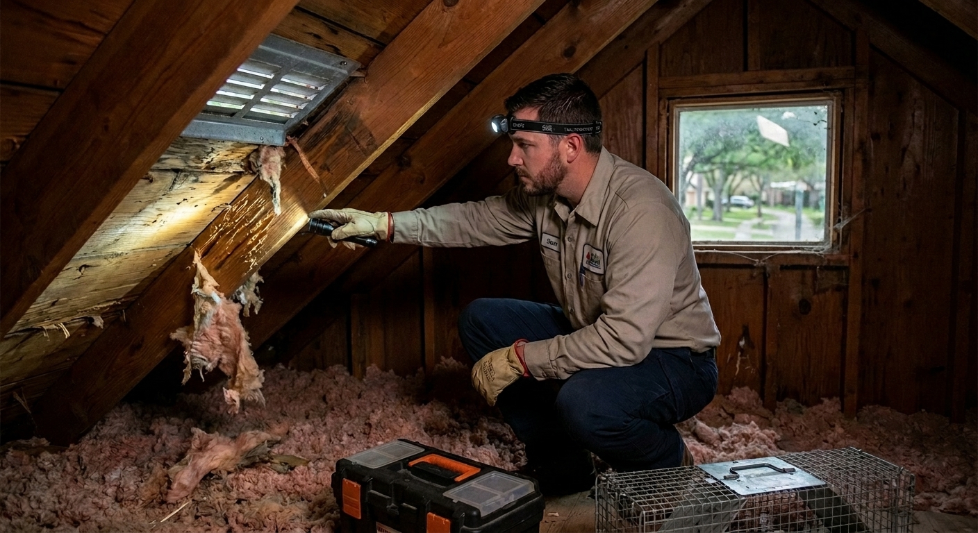 Wildlife Getting Into Your Attic in Houston? How to Stop It