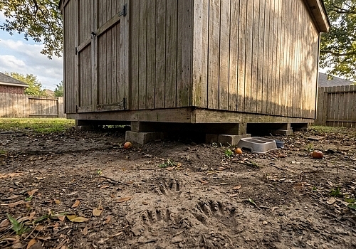 Do You Have Opossums Living Under Your Houston Shed?