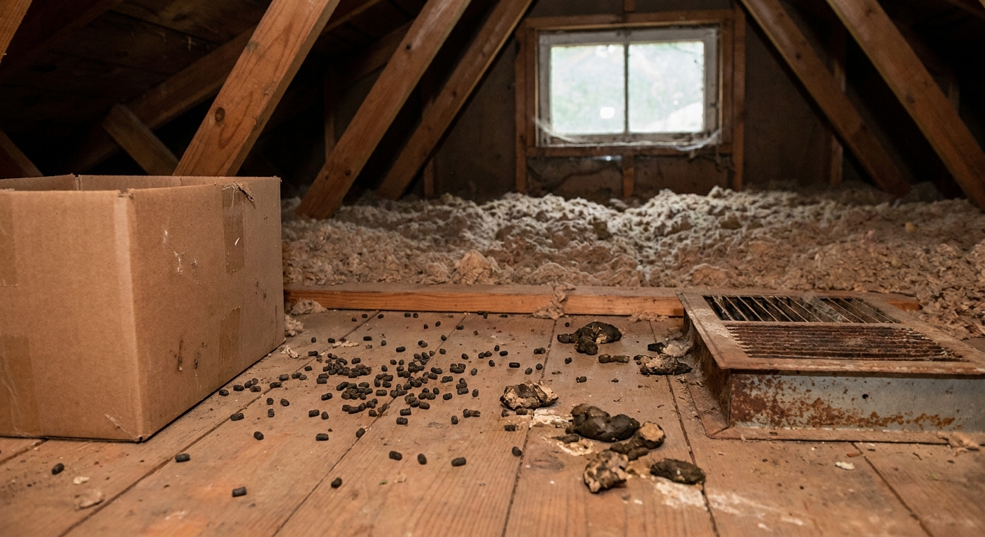 Found Animal Droppings in Your Houston Attic?