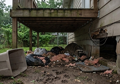 Raccoons Under Your Deck in Houston Can Cause Bigger Problems
