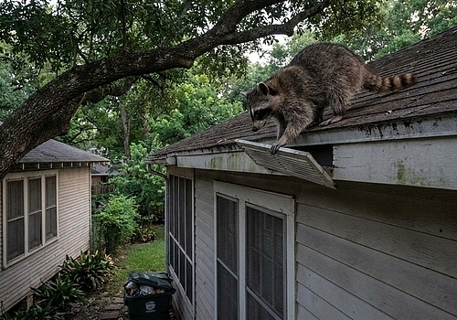 How Do Raccoons Get Into Homes in Houston?