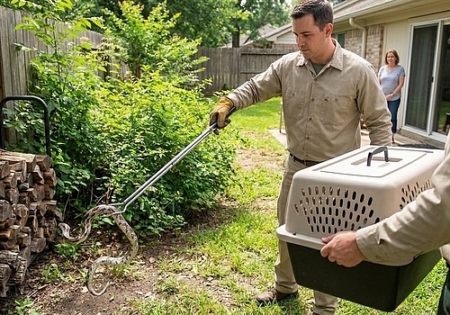 Snake in Your Yard in Houston? Here's How Removal Works